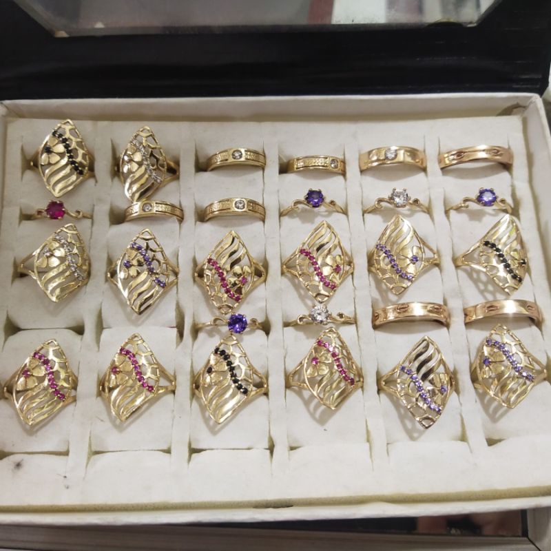 cincin Spiral Swasa EMAS SWASA TERBARU!!! KUNING SELAMANYA Persis Emas Asli