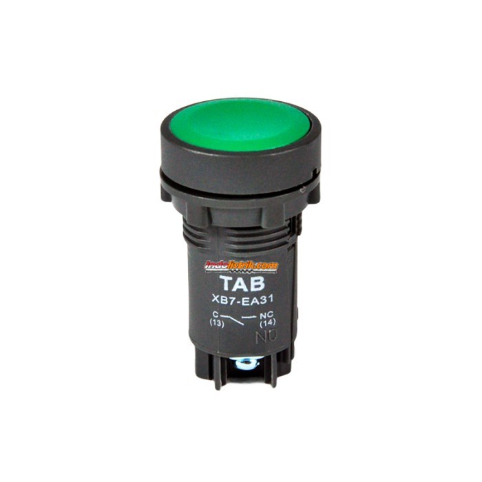 Push Button 22mm Hijau XB7-EA31 TAB