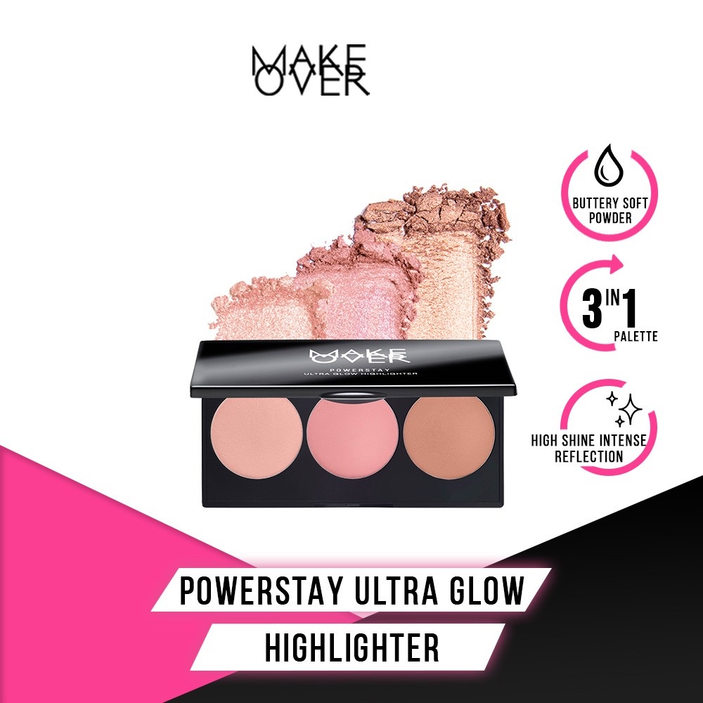 Make Over Powerstay Ultra Glow Highlighter | Highlighter Palette BY AILIN