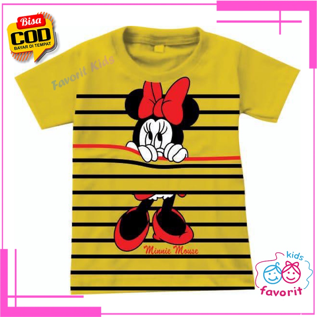 KAOS ATASAN ANAK PEREMPUAN LENGAN PENDEK/BAJU ATASAN ANAK CEWEK/BAJU ANAK ANAK MURAH UKURAN 1-10 TAHUN