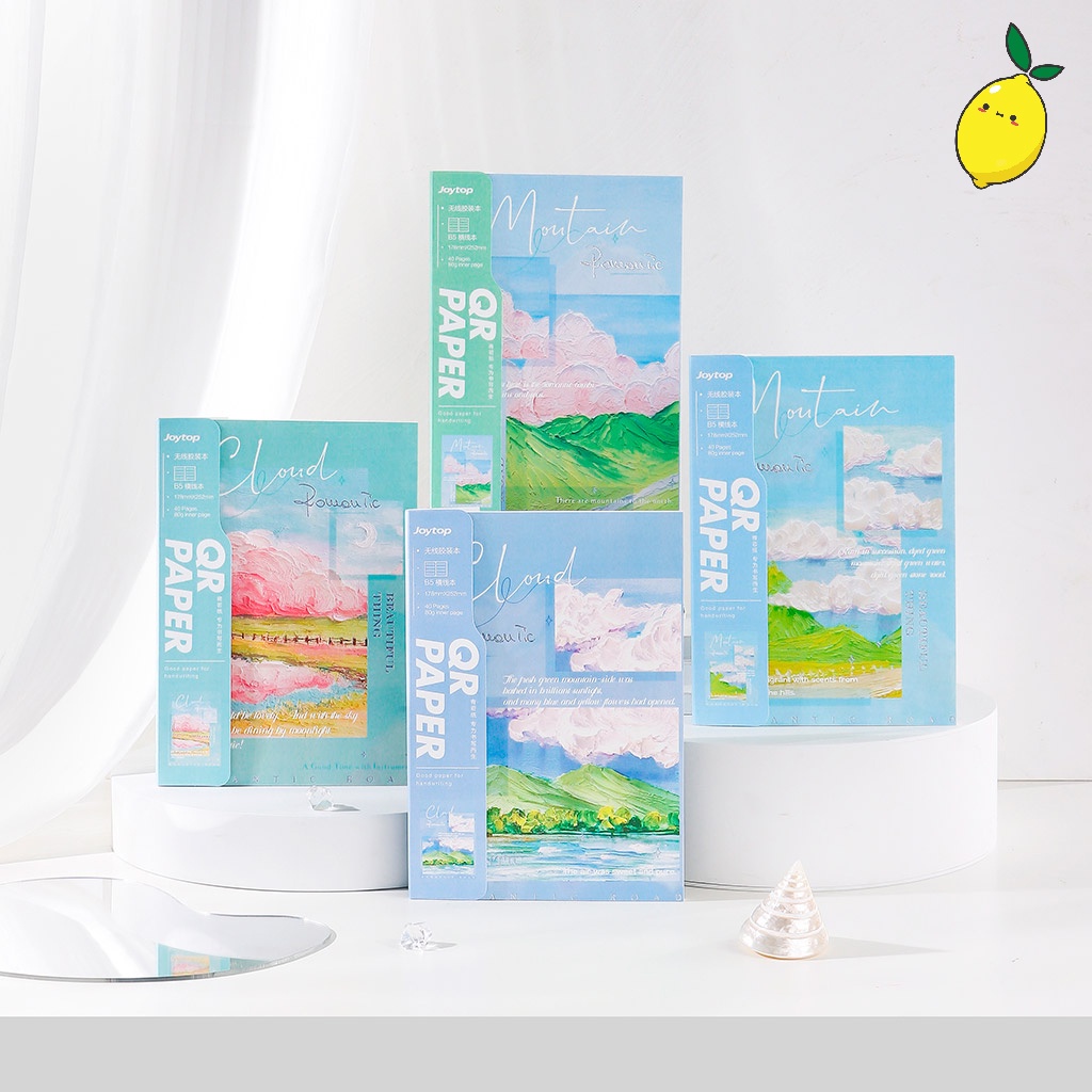 

Buku Tulis Bergaris B5 Romantic Road Ruled Notebook