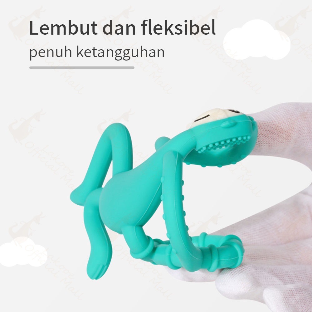 Teether bayi silikon / gigitan bayi model monyet / molar stick bayi BPA Free (BIC)