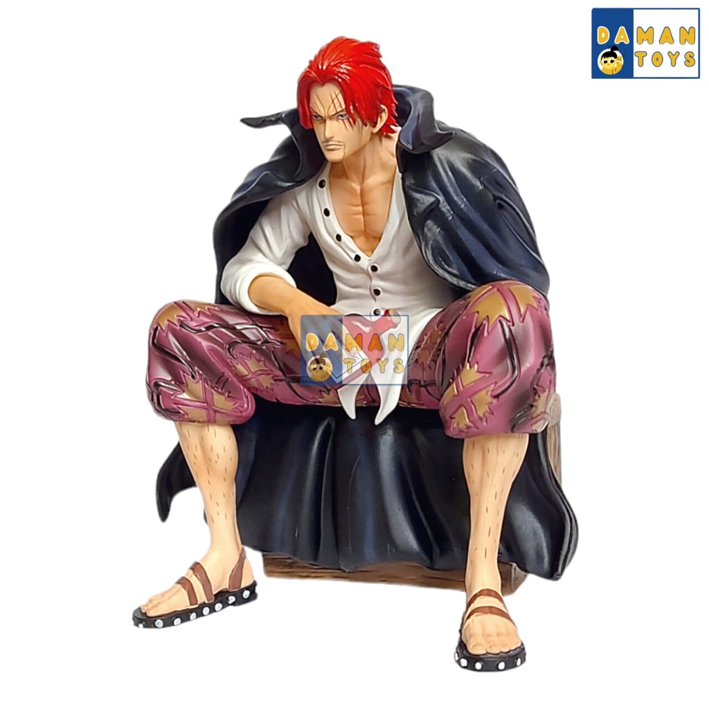 Figure One Piece Shanks Red Haired Pirates Onepiece Pajangan Koleksi