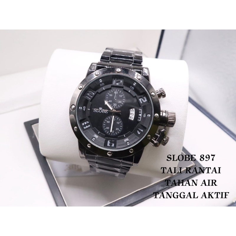 COD BESTSELLER JAM TANGAN PRIA RANTAI JAM SPORT JAM TANGAN SLOBE