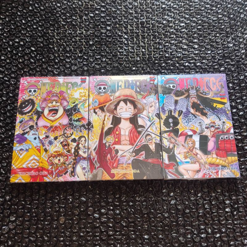 Komik One Piece vol 99 100 101 by Eiichiro Oda ( Edisi Cover Gabungan )