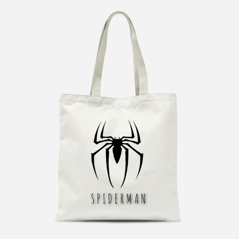 TOTE BAG KANVAS RESLETING SPIDERMAN PRIA WANITA MURAH KANVAS