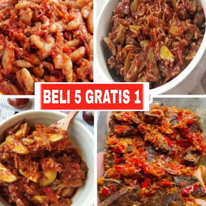 

RVN275 Sambal Baby Cumi, Paru, Cakalang, Teri Medan, Pete, Jengkol, Ayam Suir, Roa, Jengkol, Jambal $