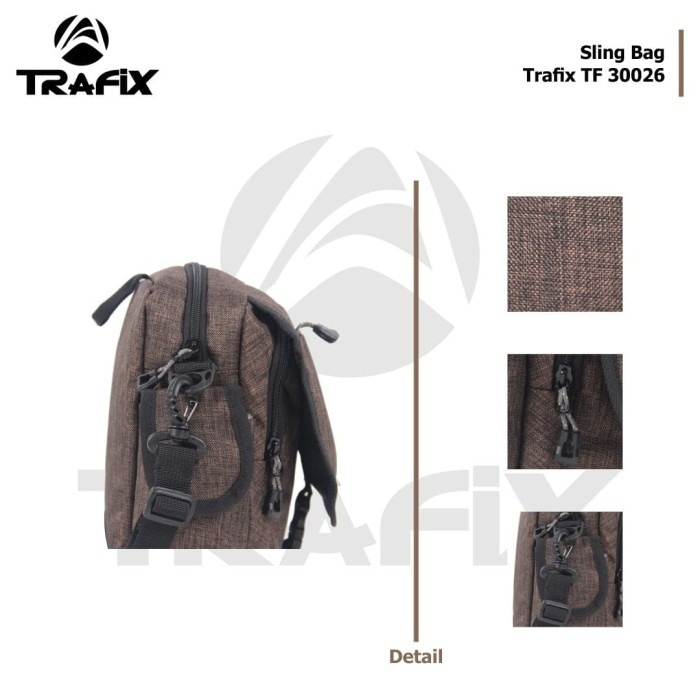 [KLIKTAS] Tas slempang pria TRAFIX - TF 30026 - sling bag gaul