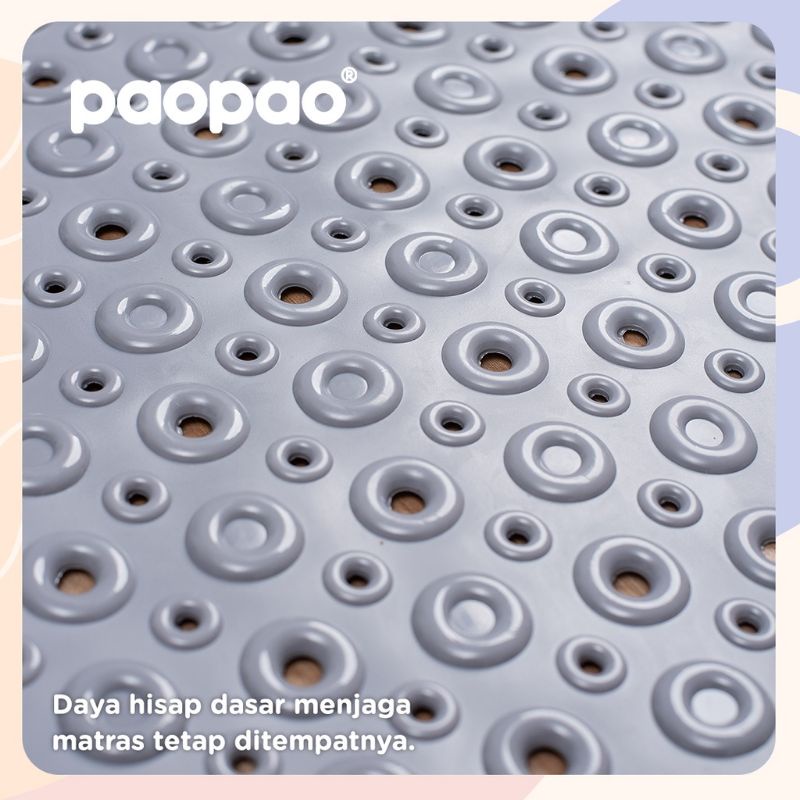 Paopao Bath Mat Circle/ Diamond / Keset Kaki Anti Tergelincir