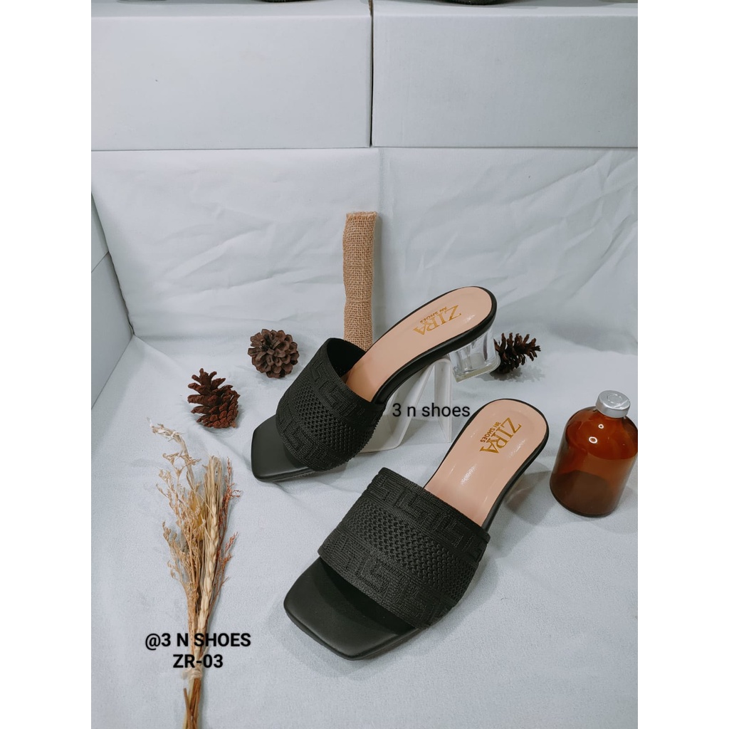 Sendal Heels Rajut Hak Kaca 5cm Terbaru Sandal buat Kondangan Wanita Kekinian  Hills Prempuan Sandal Real Pictt Sandal Pesta Sandal Cewek Dewasa Sandal hak kaca terbaru termurah ZR 03