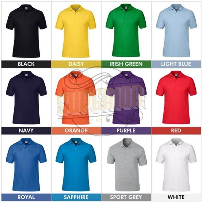 HARGA DISKON Kaos Kerah Polo Shirt Berkerah Polos Pria M -XL