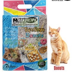 MARKOTOPS TofuSoya Cat Litter Pasir Kucing Tofu Soya Markotop Kemasan 7 Liter