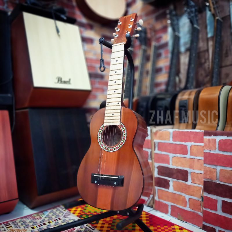 Gitar Akustik Gitarlele Junior Senar 6 (Bonus Pik Gitar)