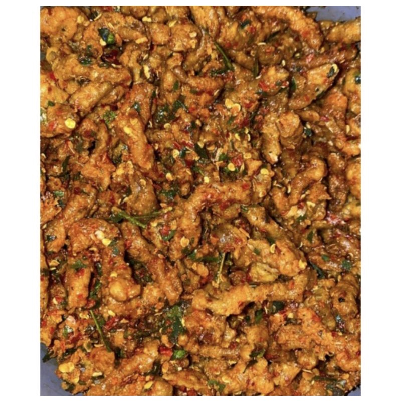 

keripik Usus Pedas Daun jeruk