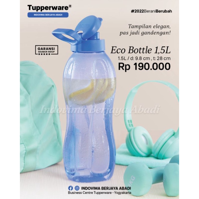 eco bottle 1.5 tupperware