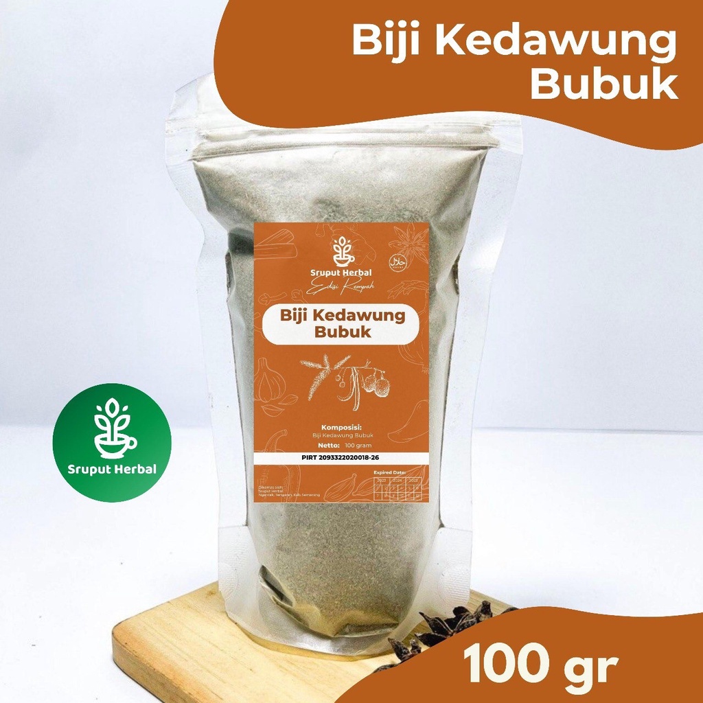 100gr Biji Kedawang Bubuk Parkia timoriana Biji Kedawung Premium Murah Berkualitas JSR Sruput Herbal