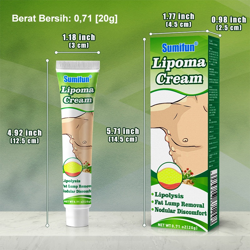 OBAT OLES PENGHILANG BENJOLAN LIPOMA Krim lipoma Obat Benjolan Lipoma 30g Perawatan punggung/leher/paha Kanker Tumor Kelenjar Tiroid Lipoma