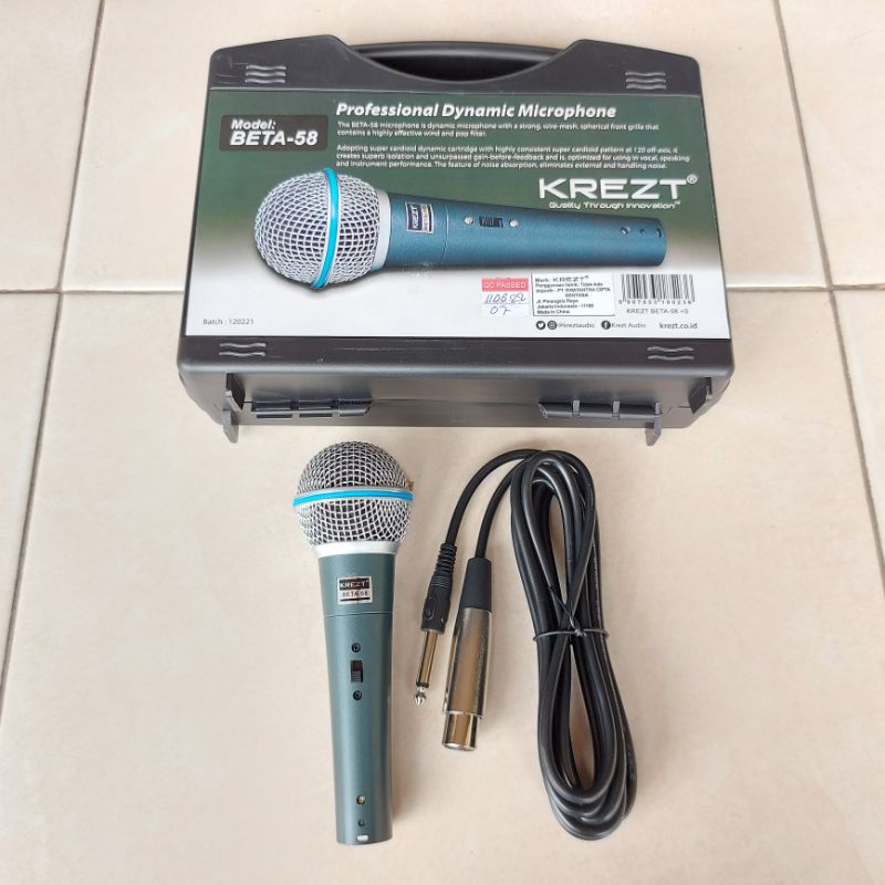 Mic Microphone KREZT BETA-58+S Krezt Beta 58