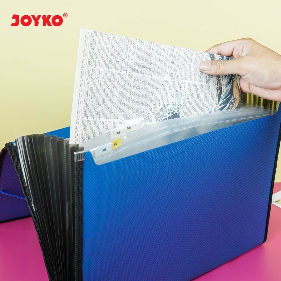 Expanding File Map Harmonika Joyko EF-2538 Folio F4 Tali 13 Pockets