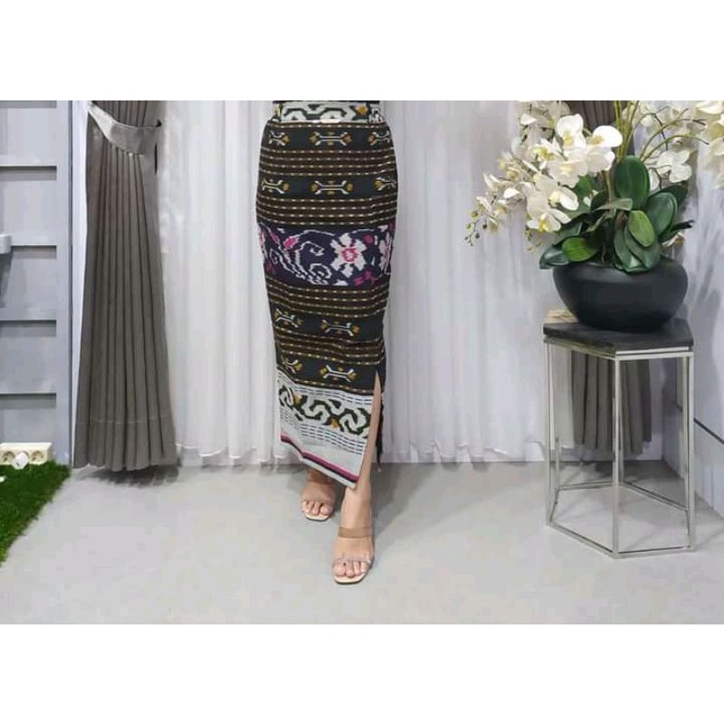 ROK KEBAYA ETNICK, ROK SPAN PANJANG BELAH SAMPING