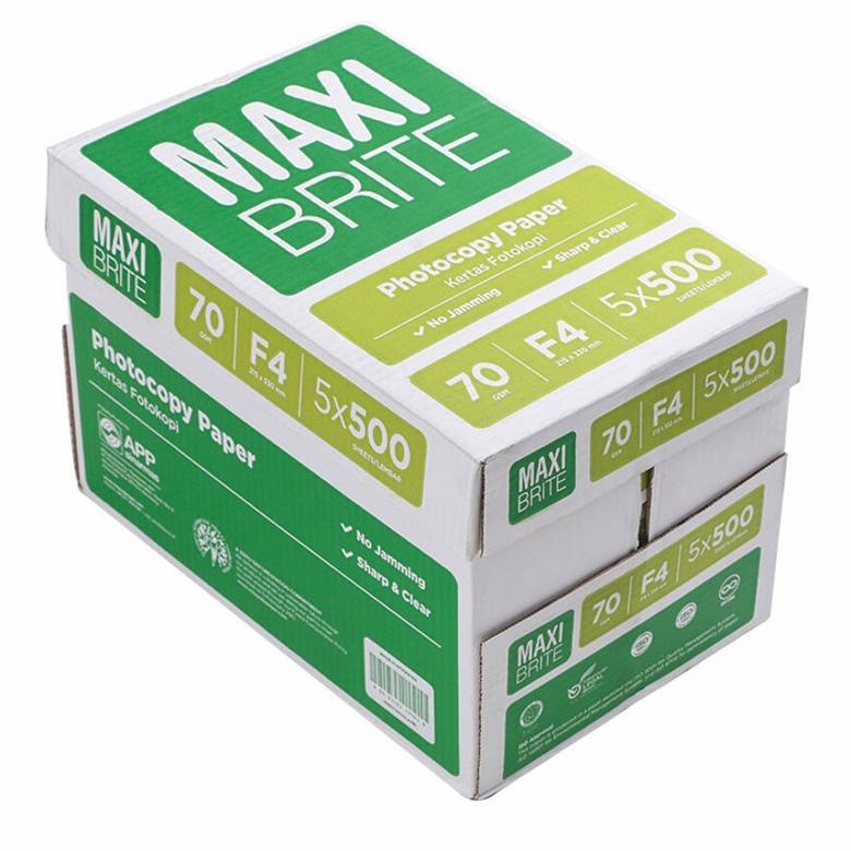 

Disk0N Kertas Hvs F4 70Gr Maxibrite Photocopy Paper 70Gsm