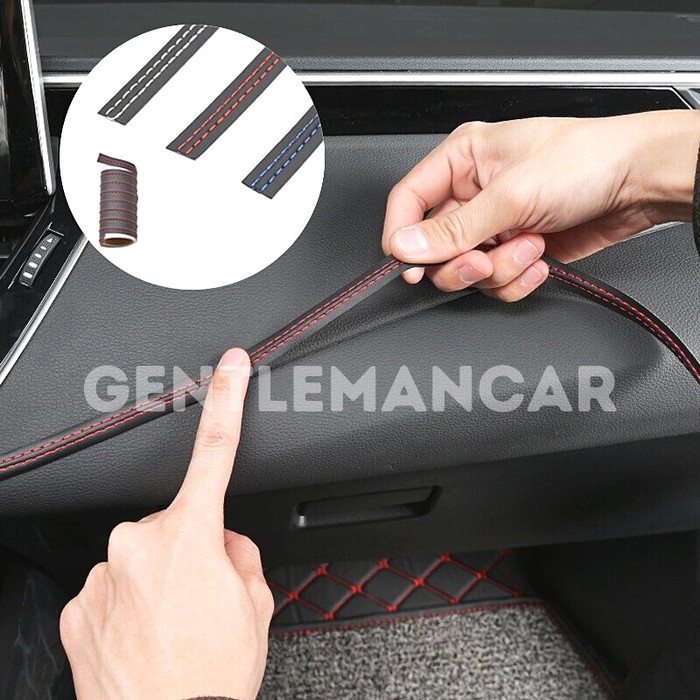 Strip Dekorasi Celah Interor Mobil Panel Dashboard Door Pintu Trim List Lis Car