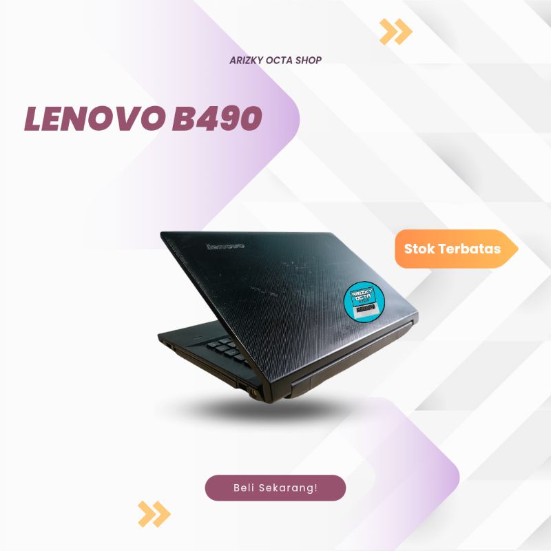 SALE LAPTOP Lenovo B490 Core i5 GEN 3 - RAM 4GB - SSD 128GB - HDMI - Webcam - 14inch