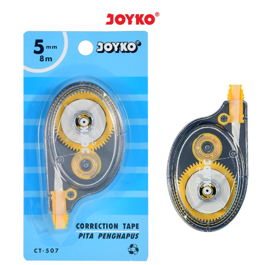 

(1 Biji) GROSIR Correction Tape Joyko CT-507 (8 M x 5 mm) / Pita Koreksi Joyko CT 507