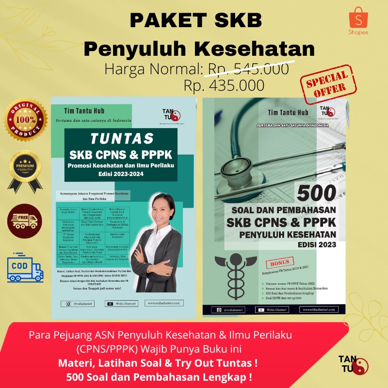 Jual Buku Paket Lengkap Pppk Penyuluh Kesehatan Skb Cpns Teknis Pppk Paket G Shopee