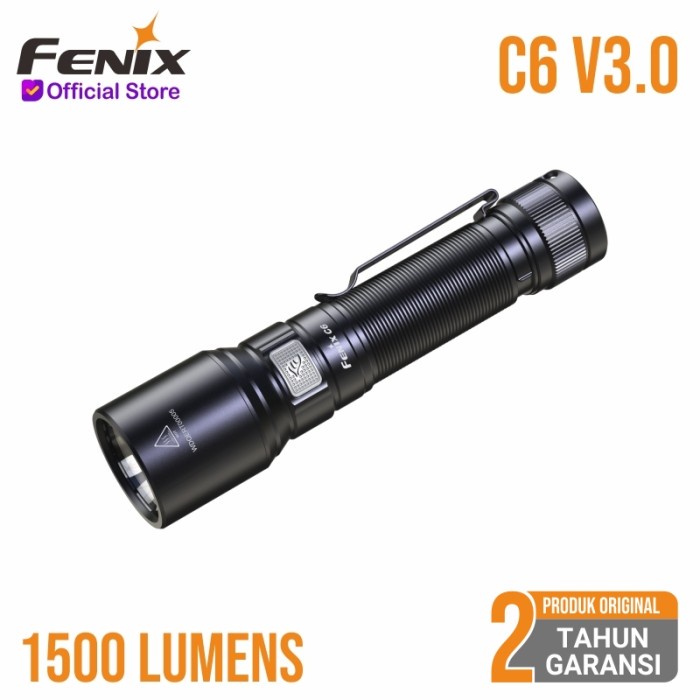 Senter Senter Fenix C6 V3.0 Rechargeable Flashlight Led