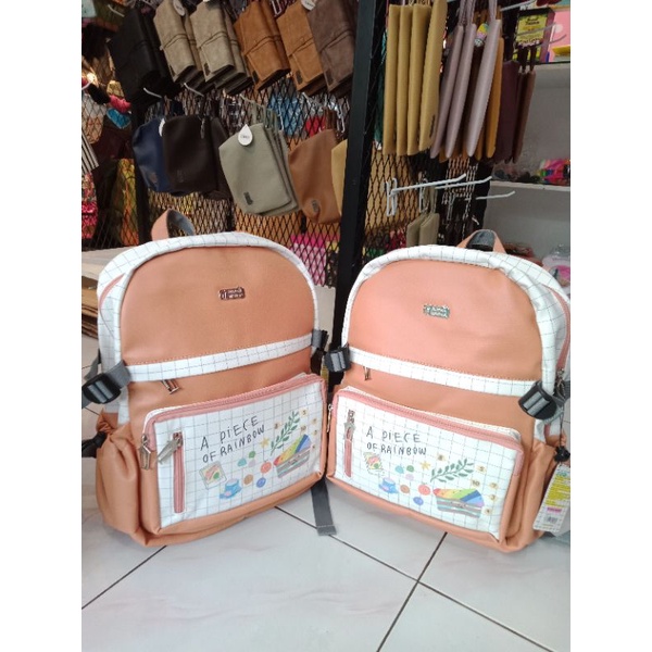Tas Ransel Ezula Orange Rumah Warna