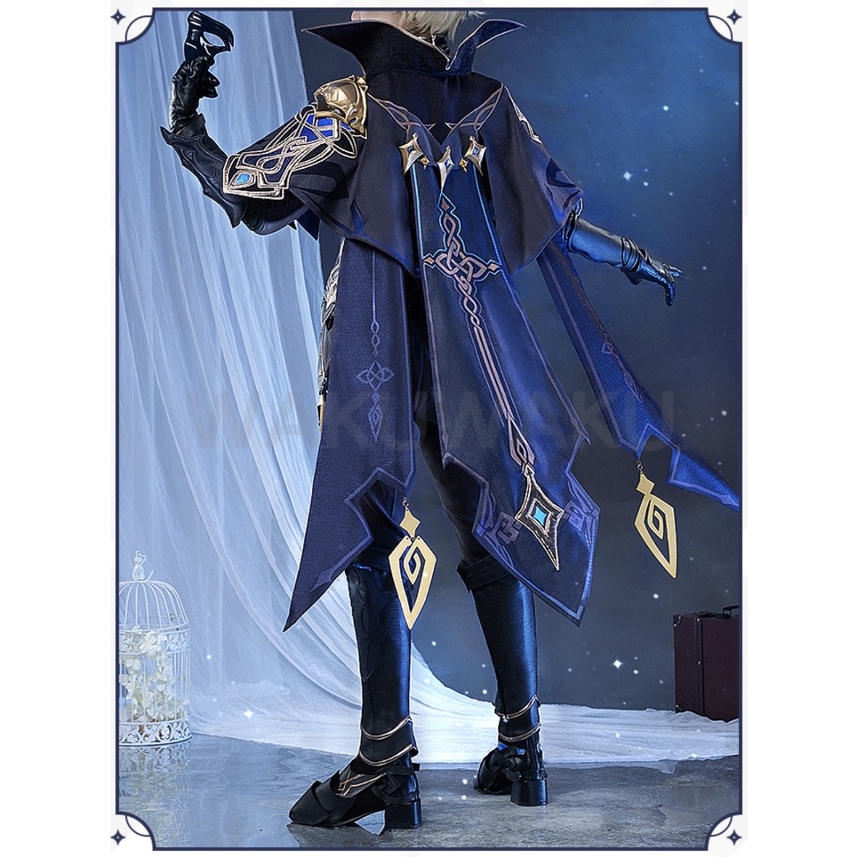 Game Genshin Impact Dainsleif Cosplay Costume Halloween Dainsleif Cosplay