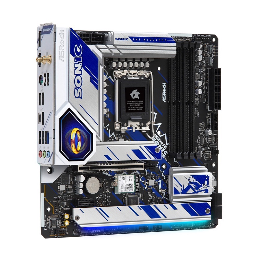 ASRock B760M PG Sonic WIFI (LGA1700, B760, DDR5, USB3.2 Type-C, SATA3)
