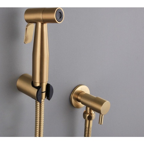 (SerbaSerbi)Jet shower Full Brass Jet Shower / Shower Cebok Bidet Kloset Brass Unik Antik Classic Gold Stainless Steel 304