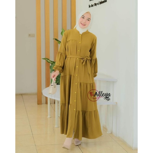 syahira dress by alleya | gamis only | gamis syar'i