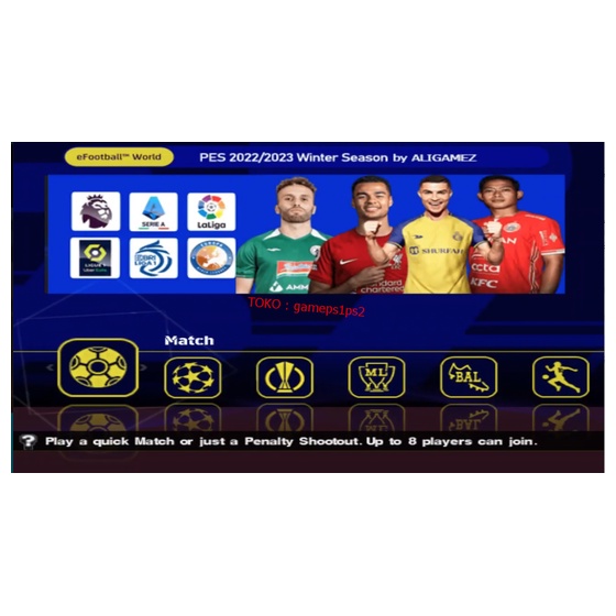 Pes 2023 Final And Winter Liga BRI Rev2 - PS2