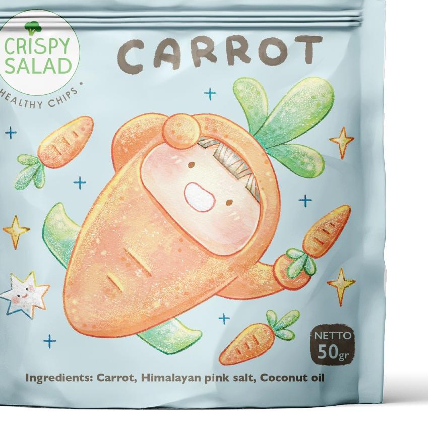 

Termurah✅⭐Crispy Salad Carrot 50gr