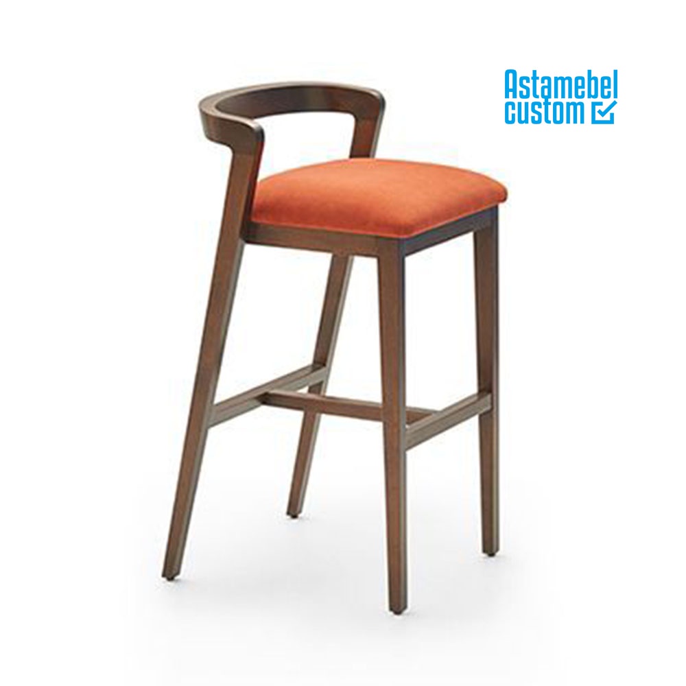 Kursi Bar Terbaru Kayu Jati Kursi Bar Dudukan Busa Modern