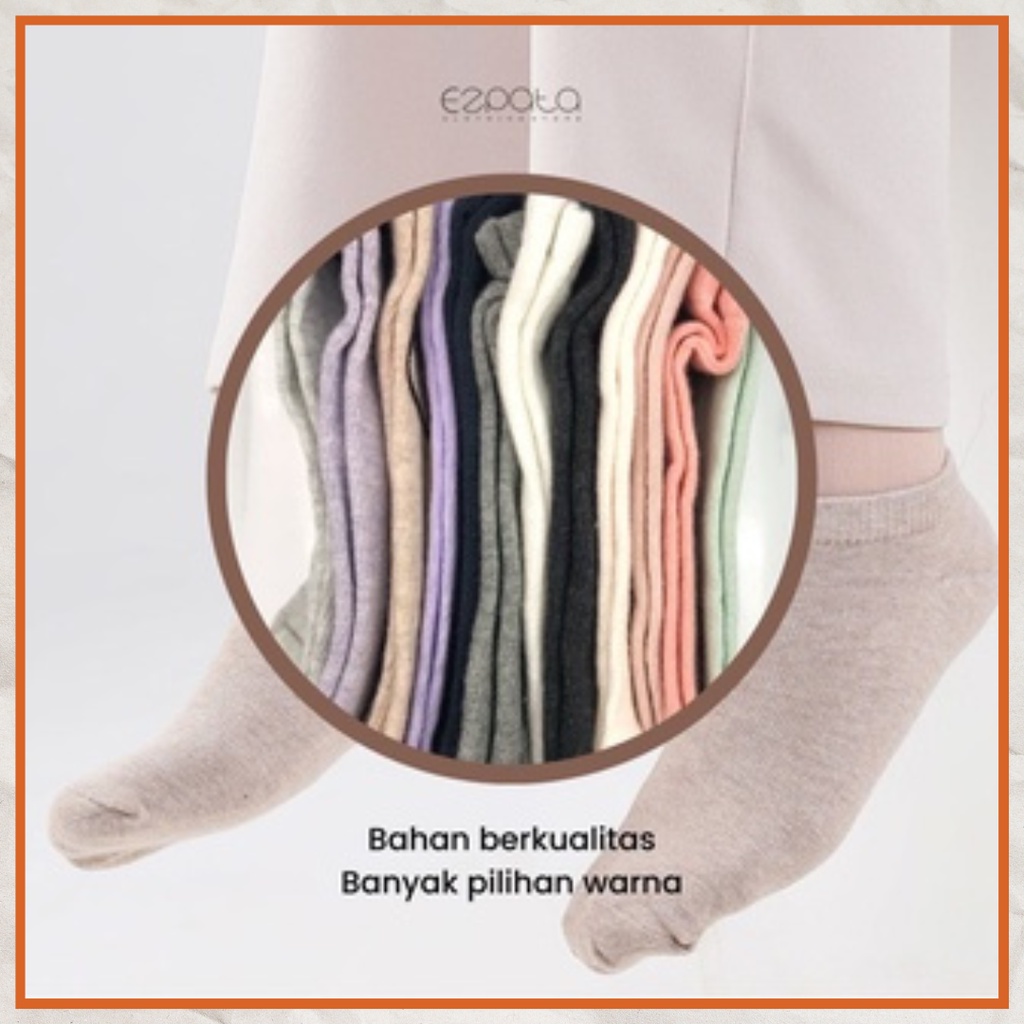 Kaos Kaki Remaja Hidden Socks Mata Kaki Ankle Unisex Polos Warna Pastel Misty Random Terbaru Kekinian