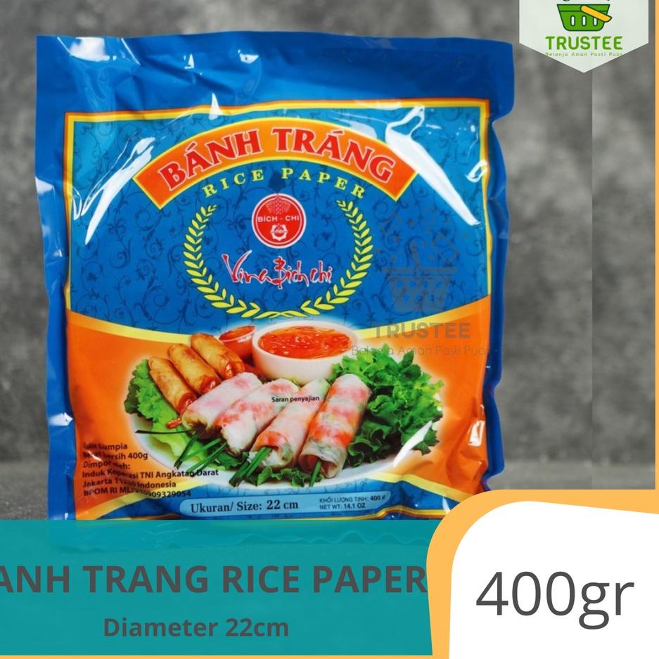 

Terlaris Banh Trang Vietnam Rice Paper 400gr 22cm - Kulit Lumpia Vietnam - Spring Roll - Salad Wrap