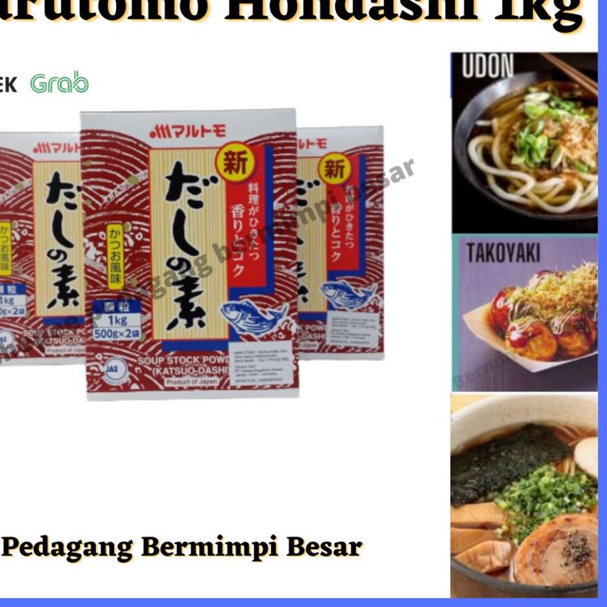 

Limited [KF7] Marutomo Hondashi 1Kg | Kaldu Ikan