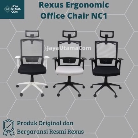 Rexus Ergonomic Office Chair Kursi Kantor NC-1 / NC1 ORI