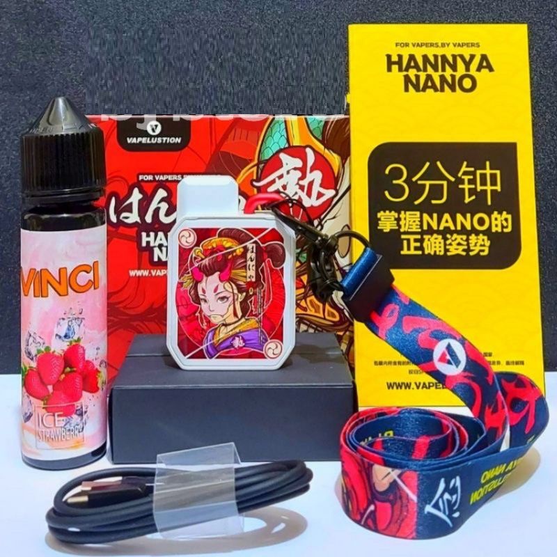 Terbaru elektronik kecil Koleksi terbaru Bel Vod Paket Hannya Nano 600 mAh baterai pods Fullset hanya My one jaya