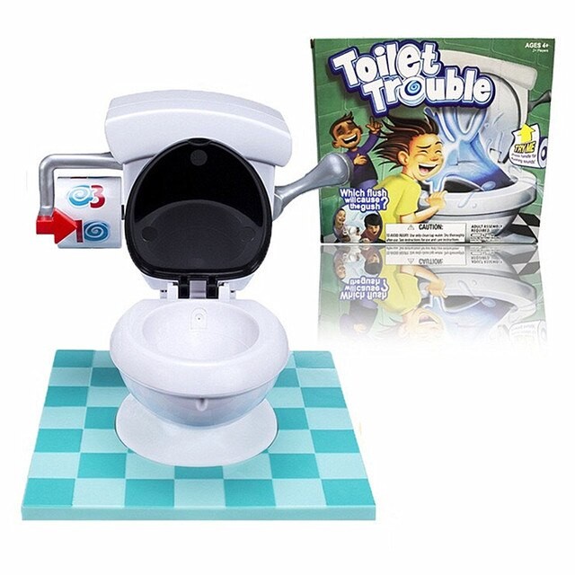 Mainan Edukasi Toilet Trouble Challenge Prank Toys Game Board Anak