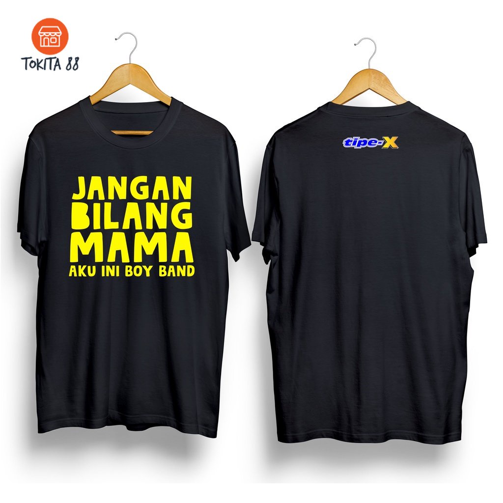 Kaos Distro TIPE-X BOY BAND Premium Tshirt Tipe-x Baju Musik SKA Kaos Distro Pria Katun