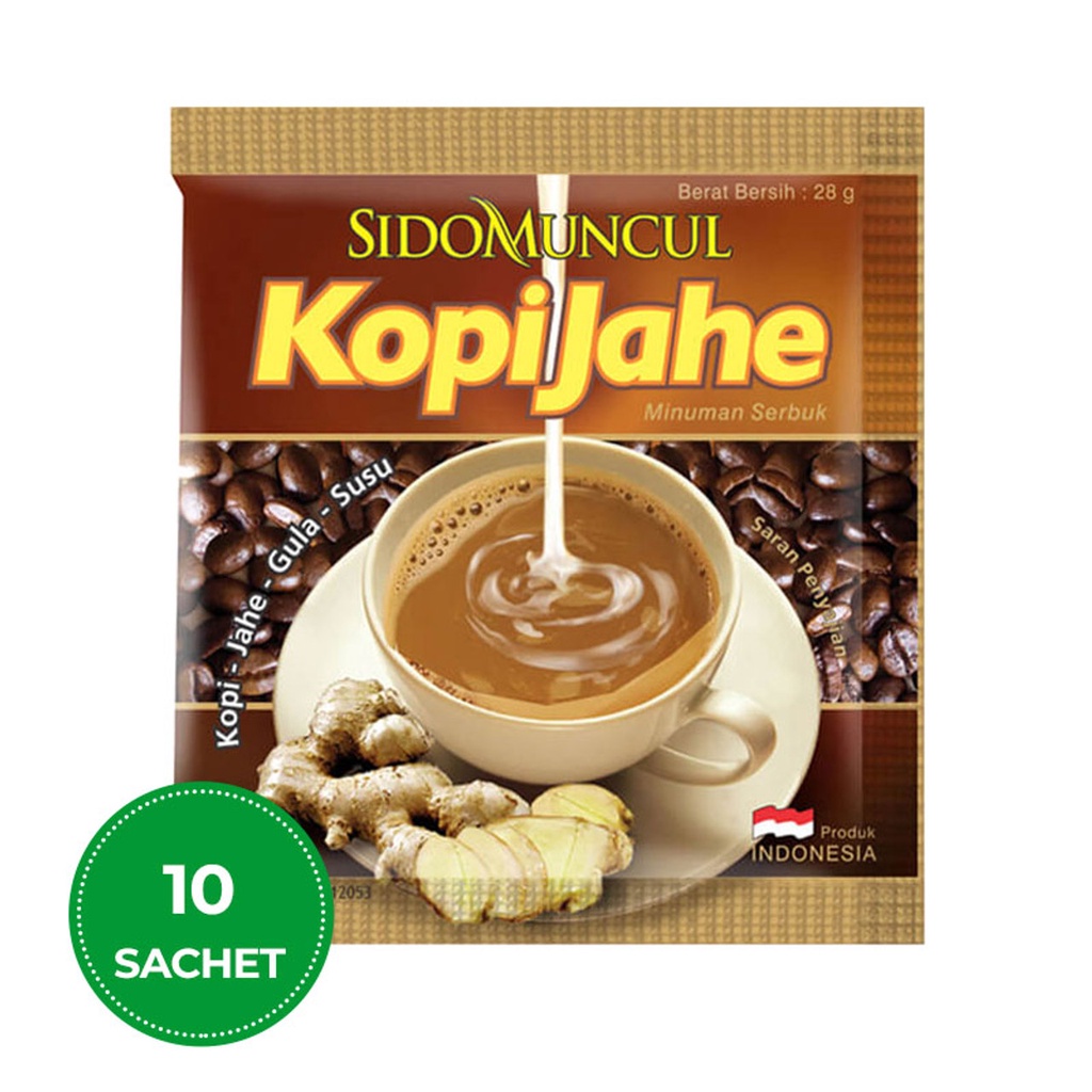 

SIDO MUNCUL KOPI JAHE 28 GR ISI 10 SACHET AYES TOSERBA