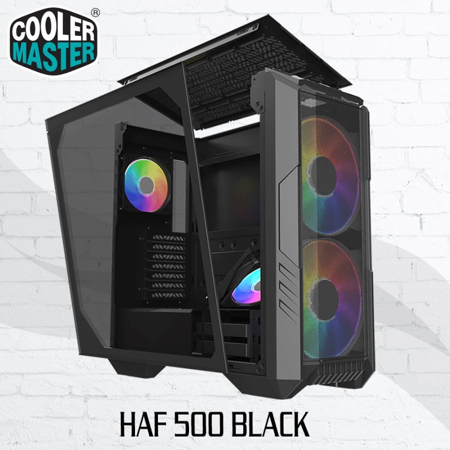 Cooler Master HAF 500 Black PC Case Gaming