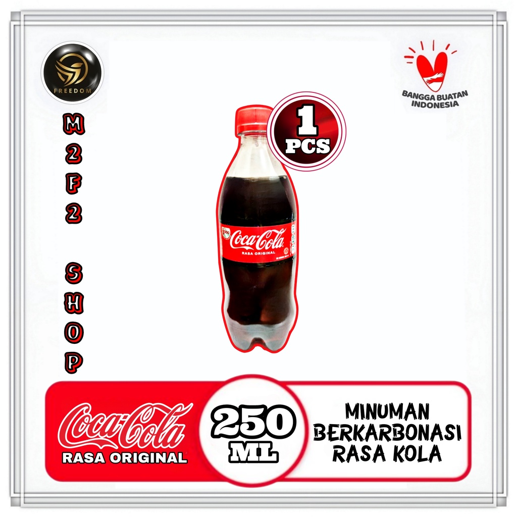 

Coca Cola MInuman Bersoda Botol Plastik Pet - 250 ml (Kemasan Satuan)