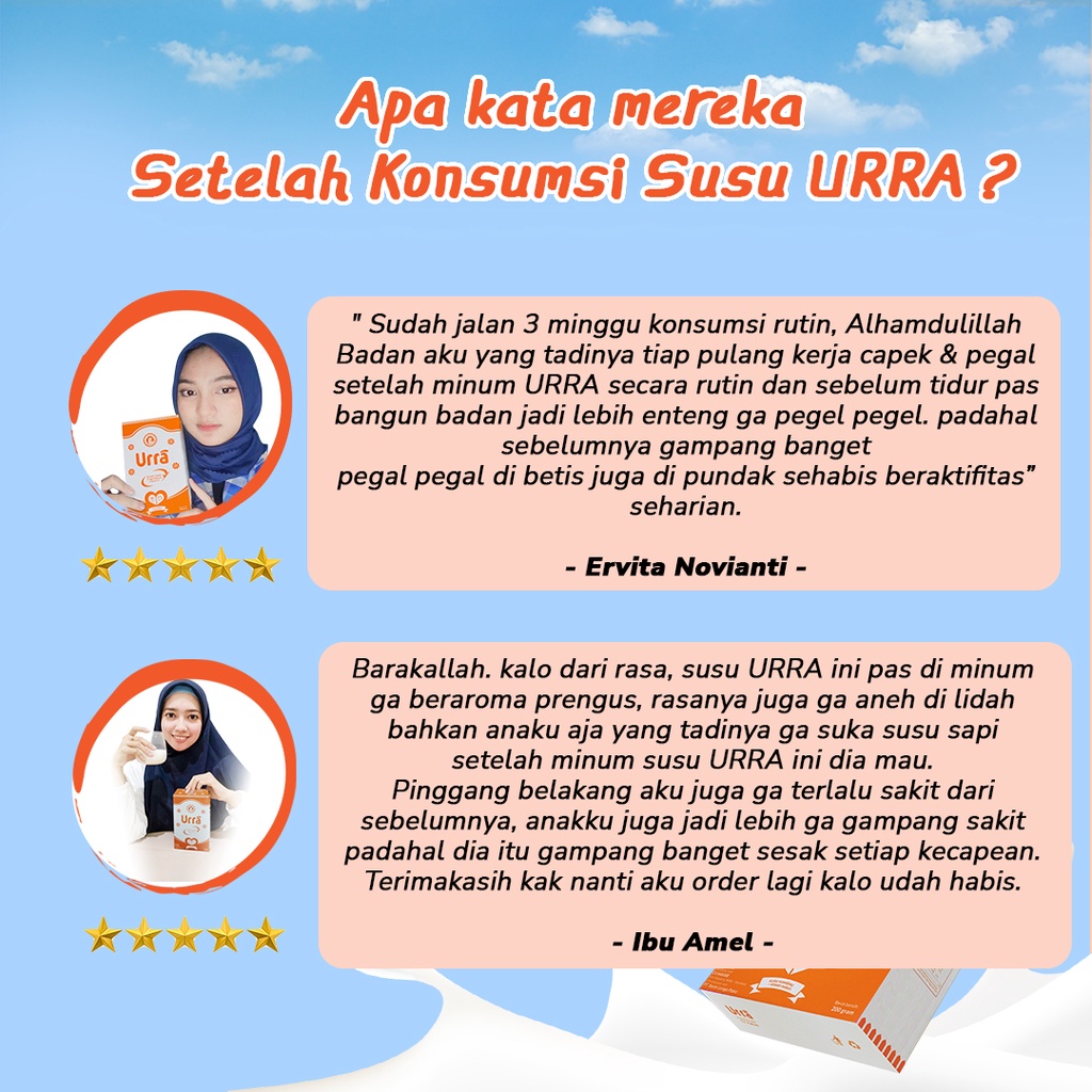 Susu Urra Original - Susu Rendah Kasein, TInggi Kalsium &amp; Vitamin A | Penambah Nafsu Makan Dan BB Anak | Susu Kambing Urra Atasi Nyeri Sendi Dan Alergi Susu Sapi | BISA COD HALAL BPOM | 100% Original