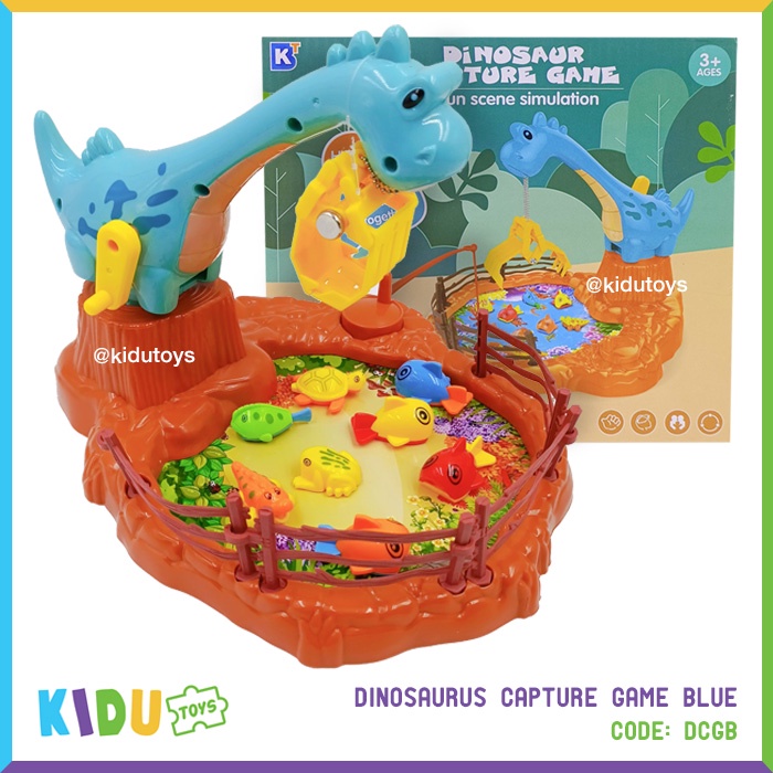 Mainan Anak Pancingan Capit Dinosaurus Capture Game Kidu Toys